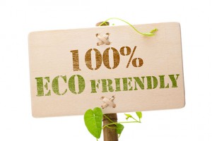100% Eco-Friendly Sign