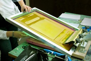 Screen Printing In Action