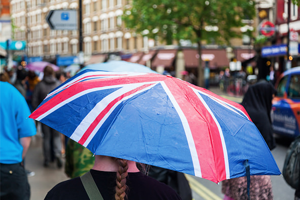 Umbrellas can become fashion items