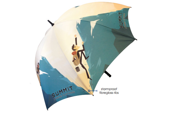 Umbrella with Stormproof Ribs